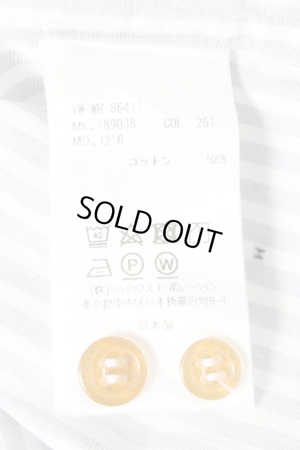 画像7: ヴィヴィアンウエストウッド MAN 中古 / CLASSIC STRIPE SHIRTS 50 グレー×ホワイト  Y-26-01-28-015-bl-SZ-ZH (7)