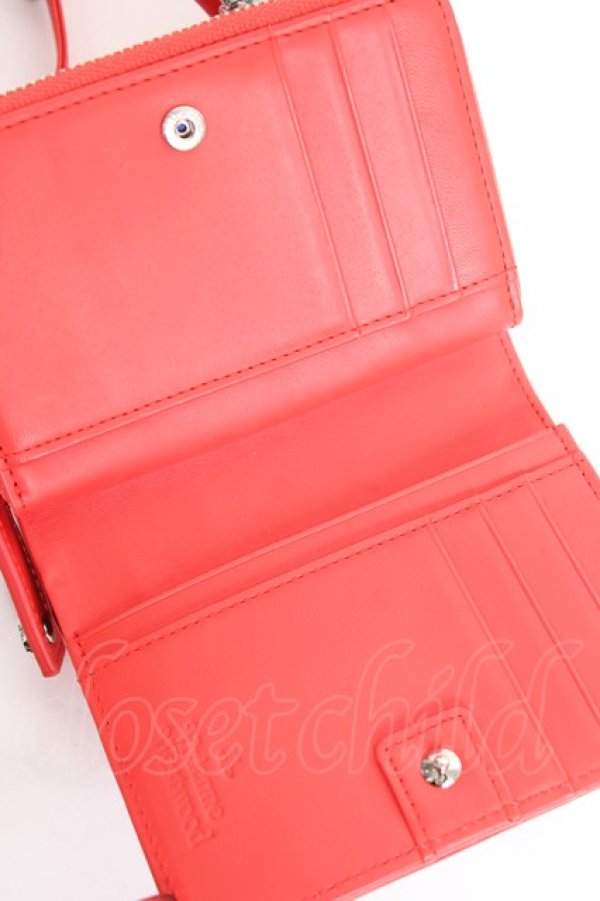 画像5: ヴィヴィアンウエストウッド 中古 / PAINTING BUNNY ショルダーウォレット  レッド  Y-26-01-28-002-gd-SZ-ZY (5)