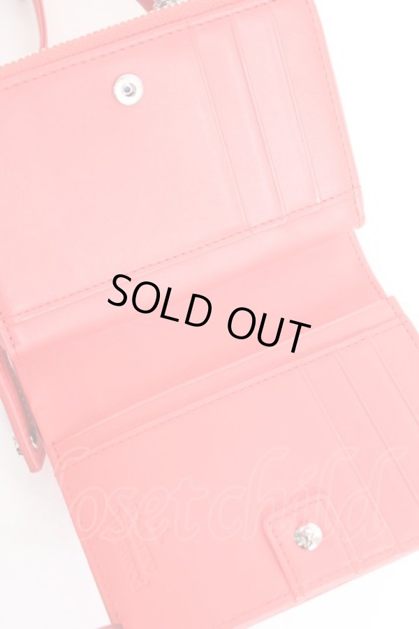 画像5: ヴィヴィアンウエストウッド 中古 / PAINTING BUNNY ショルダーウォレット  レッド  Y-26-01-28-002-gd-SZ-ZY (5)