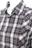 画像5: ヴィヴィアンウエストウッド MAN 中古 / ボンテージデザインチェックシャツ 46 紺ｘグリーンｘ白  Y-26-01-28-018-bl-AS-ZH (5)