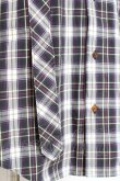 画像7: ヴィヴィアンウエストウッド MAN 中古 / ボンテージデザインチェックシャツ 46 紺ｘグリーンｘ白  Y-26-01-28-018-bl-AS-ZH (7)