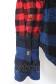 画像4: ヴィヴィアンウエストウッド 中古 / ギンガムチェックブロッキングシャツ  赤×青  Y-26-01-28-021-bl-AS-ZH (4)
