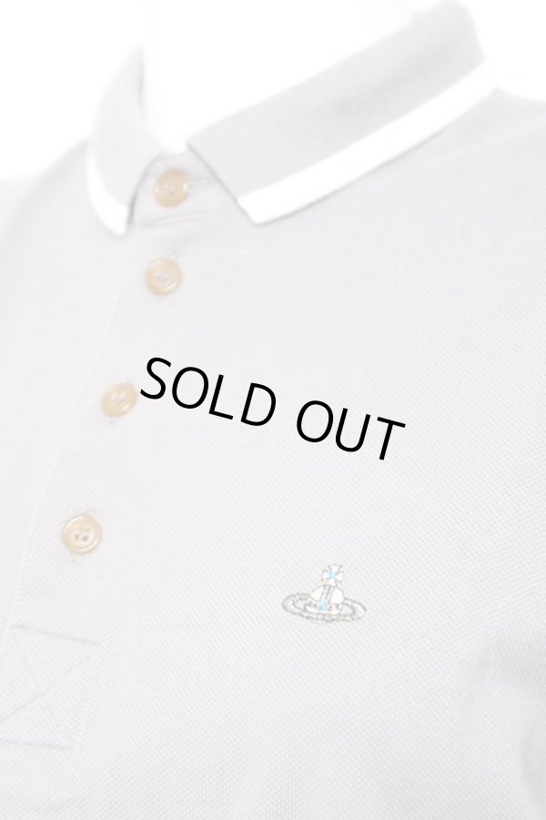 画像4: ヴィヴィアンウエストウッド MAN 中古 / ORB POLO SHIRT 46 グレー  Y-26-01-28-022-to-SZ-ZH (4)