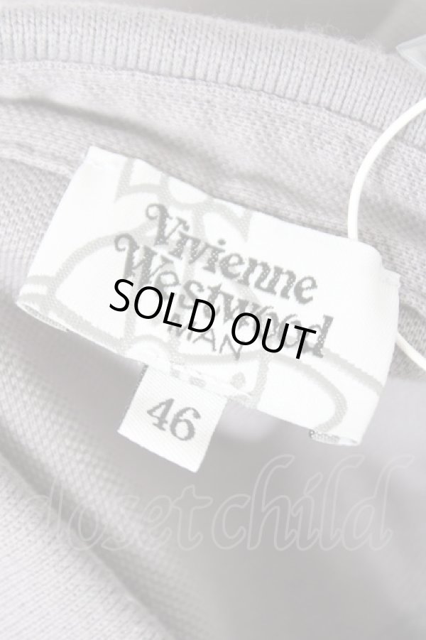 画像5: ヴィヴィアンウエストウッド MAN 中古 / ORB POLO SHIRT 46 グレー  Y-26-01-28-022-to-SZ-ZH (5)