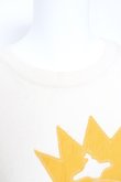 画像4: ヴィヴィアンウエストウッド 中古 / 4/1BD天竺SKULL PATCHオーバーサイズTシャツ 00 ベージュ  Y-26-01-28-024-to-AS-ZH (4)
