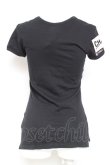 画像3: ヴィヴィアンウエストウッド Anglomania and Lee 中古 / ARパッチTシャツ XXS ブラック  Y-26-01-28-025-ts-SZ-ZY (3)