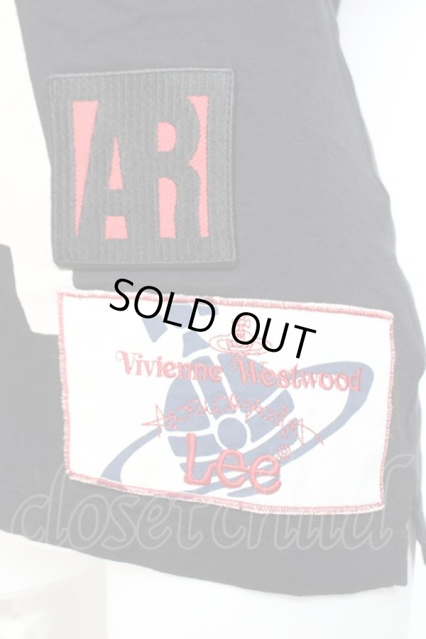 画像4: ヴィヴィアンウエストウッド Anglomania and Lee 中古 / ARパッチTシャツ XXS ブラック  Y-26-01-28-025-ts-SZ-OS (4)