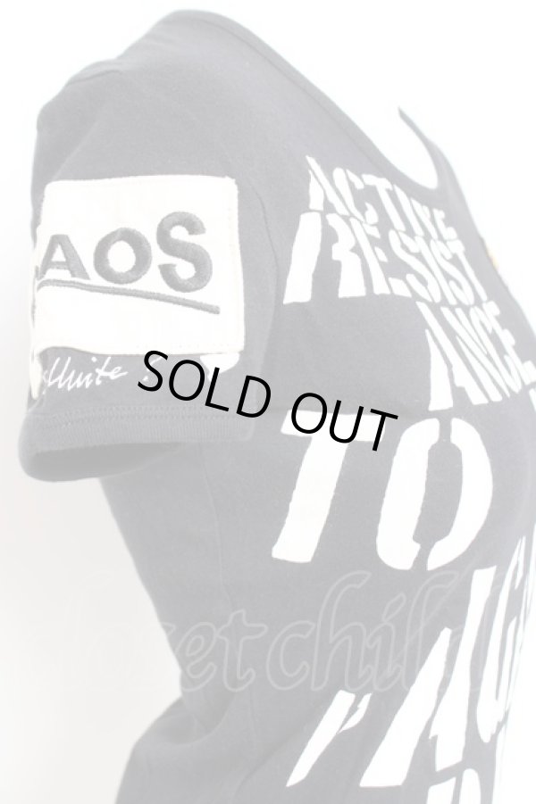 画像5: ヴィヴィアンウエストウッド Anglomania and Lee 中古 / ARパッチTシャツ XXS ブラック  Y-26-01-28-025-ts-SZ-OS (5)