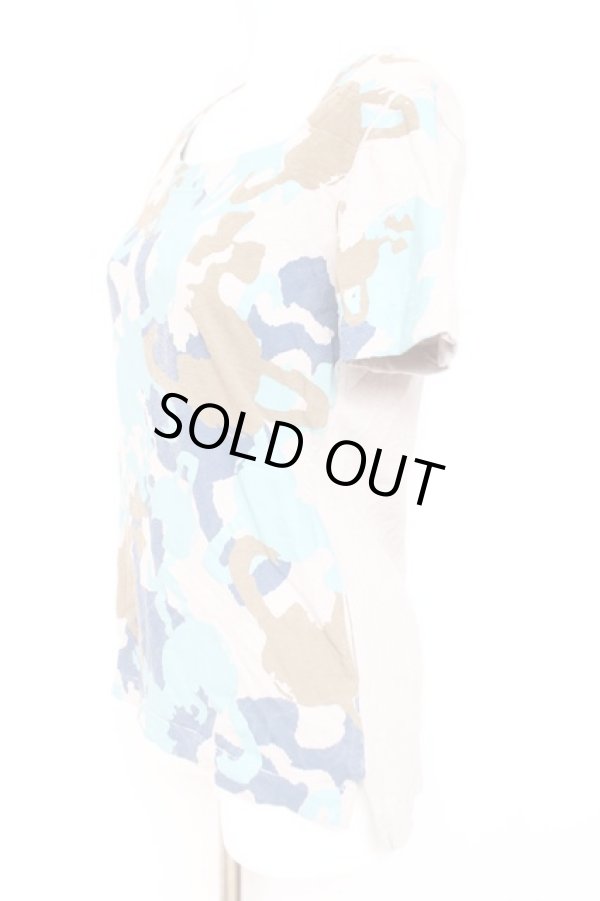 画像2: ヴィヴィアンウエストウッド 中古 / カモフラオーブTシャツ 2 グレー  Y-26-01-28-028-ts-YM-ZH (2)