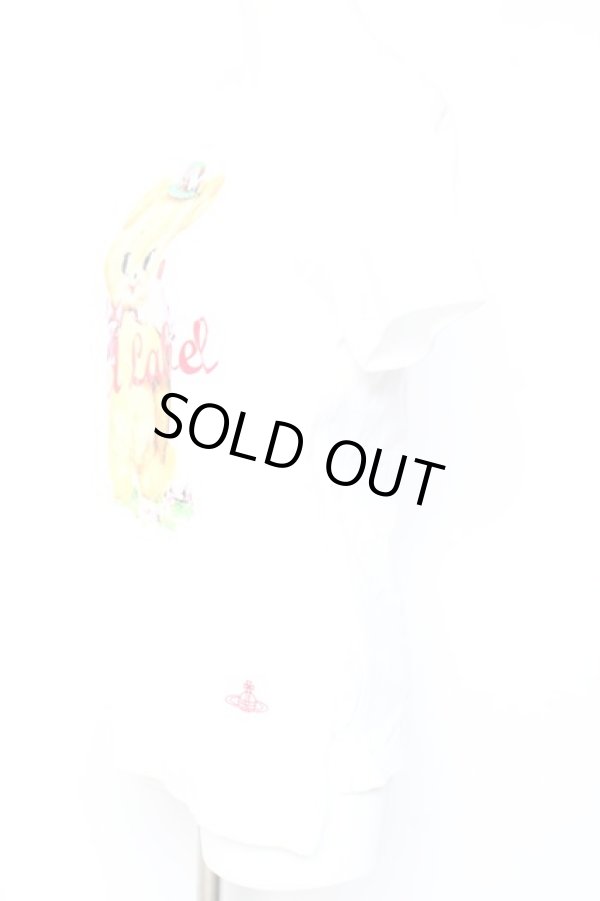 画像2: ヴィヴィアンウエストウッド 中古 / クリーピーベア半袖Tシャツ S ホワイト  Y-26-01-28-029-ts-IG-OS (2)