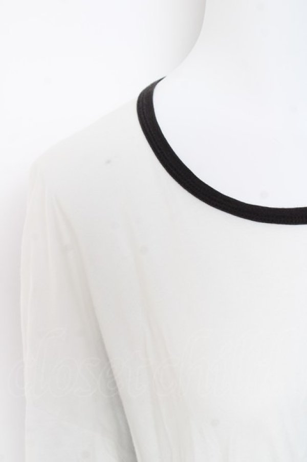 画像4: ヴィヴィアンウエストウッド MAN 中古 / "MAN LONDON" ネームタグ ビッグTシャツ F ホワイト×ブラック  Y-26-01-28-033-ts-SZ-ZH (4)