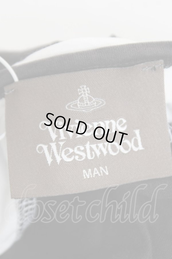 画像5: ヴィヴィアンウエストウッド MAN 中古 / "MAN LONDON" ネームタグ ビッグTシャツ F ホワイト×ブラック  Y-26-01-28-033-ts-SZ-ZH (5)