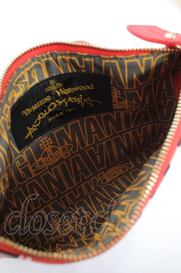 画像4: ANGLOMANIA 中古 / レオパードショルダーバッグ  赤  Y-26-01-28-004-ba-SZ-ZY (4)