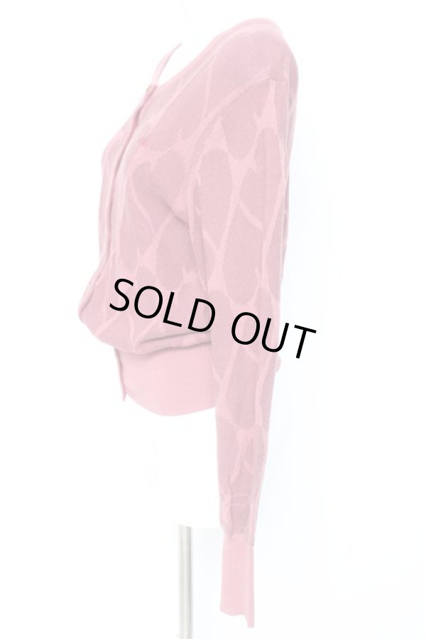 画像2: ヴィヴィアンウエストウッド 中古 / ハートカーディガン 2 赤  Y-26-01-28-036-to-SZ-ZH (2)