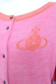 画像4: ヴィヴィアンウエストウッド 中古 / オーブ刺繍配色ニットカーディガン 0/S ピンク  Y-26-01-28-038-to-SZ-ZH (4)