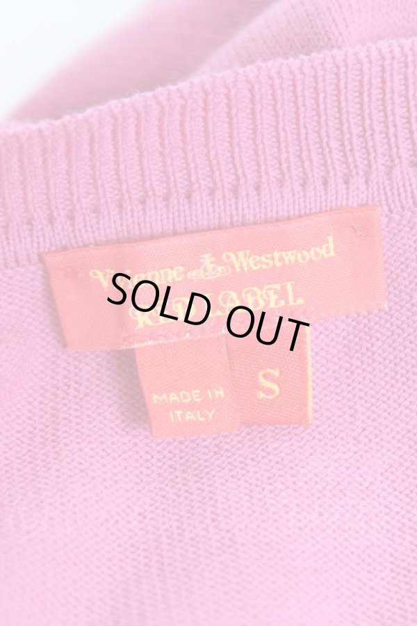 画像5: ヴィヴィアンウエストウッド 中古 / カラーオーブ刺繍ラウンドネックニット S ピンク  Y-26-01-28-039-to-IG-ZH (5)