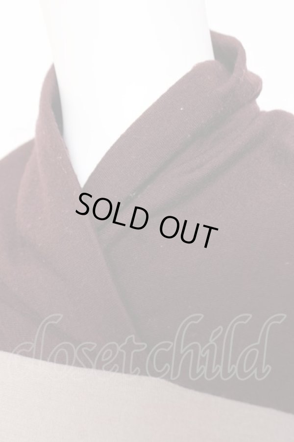 画像5: ヴィヴィアンウエストウッド 中古 / 単色オーブ刺繍バイカラートップス 2 ブラウン  Y-26-01-28-041-to-SZ-ZH (5)