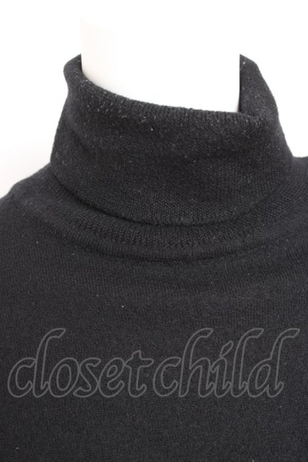 画像5: ヴィヴィアンウエストウッド MAN 中古 / /TURTLE NECK KNIT 44 ブラック  Y-26-01-28-042-to-IG-OS (5)