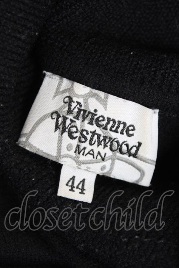 画像6: ヴィヴィアンウエストウッド MAN 中古 / /TURTLE NECK KNIT 44 ブラック  Y-26-01-28-042-to-IG-OS (6)