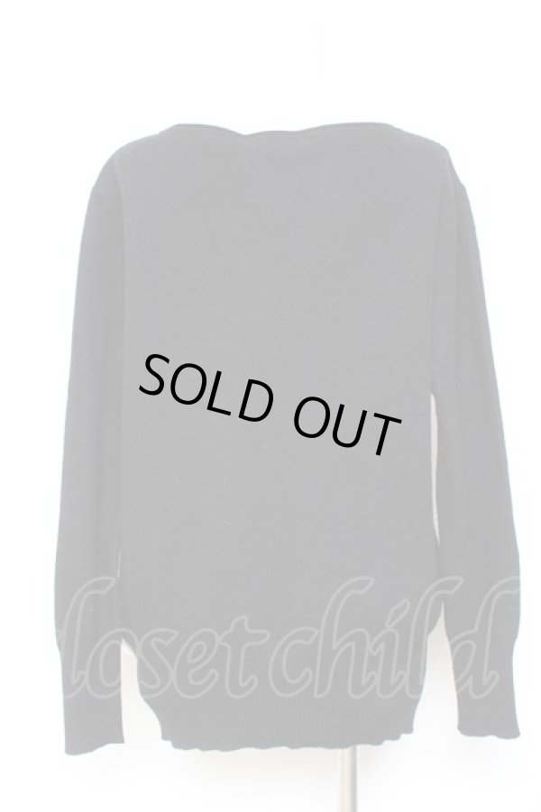 画像3: ヴィヴィアンウエストウッド 中古 / フレーム柄ニットカーディガン 2 黒  Y-26-01-28-043-to-AS-ZH (3)