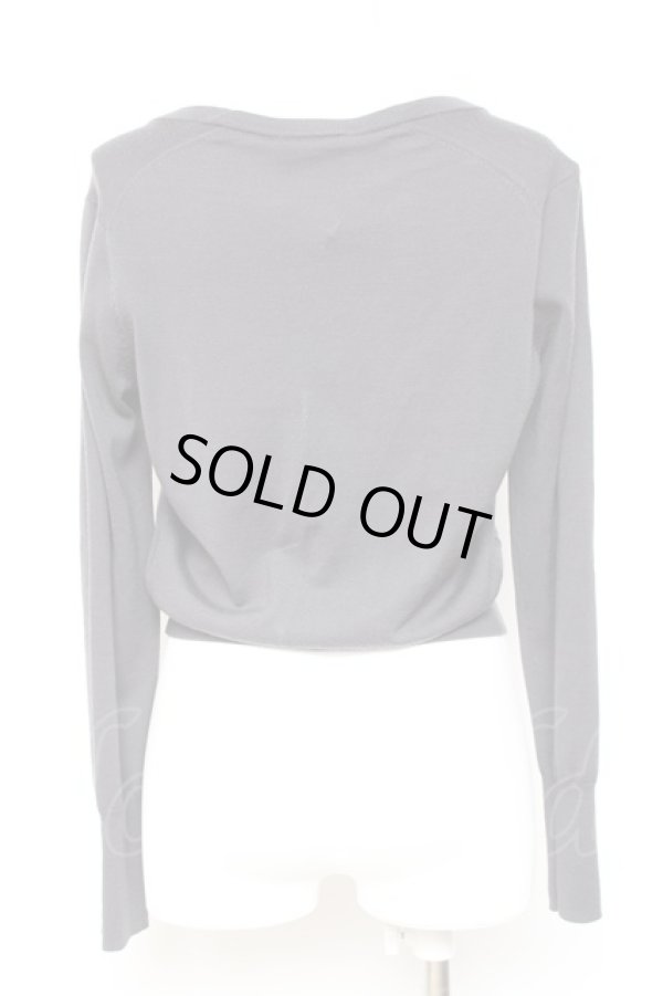 画像3: ヴィヴィアンウエストウッド 中古 / 単色オーブ刺繍カーディガン 2 チャコール  Y-26-01-28-044-to-SZ-OS (3)