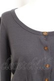 画像5: ヴィヴィアンウエストウッド 中古 / 単色オーブ刺繍カーディガン 2 チャコール  Y-26-01-28-044-to-SZ-OS (5)