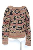 画像3: ヴィヴィアンウエストウッド 中古 / レオパードジャガードニット 00 ブラウン  Y-26-01-28-045-to-SZ-ZH (3)