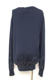 画像3: ヴィヴィアンウエストウッド MAN 中古 / オーブ刺繍ニットトップス XL ネイビー  Y-26-01-28-046-to-YM-ZY (3)