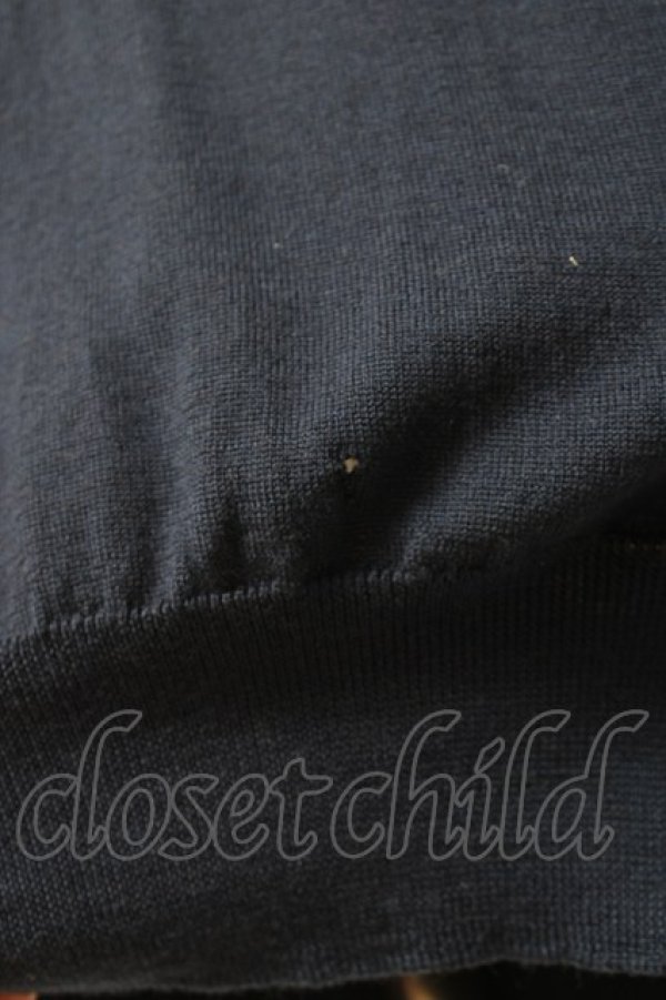画像6: ヴィヴィアンウエストウッド MAN 中古 / オーブ刺繍ニットトップス XL ネイビー  Y-26-01-28-046-to-YM-ZY (6)