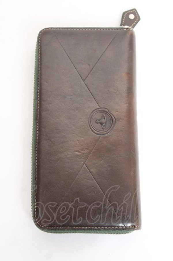 画像3: ヴィヴィアンウエストウッド 中古 / エンベロープラウンドファスナー長財布  ブラウン  Y-26-01-28-001-wa-SZ-ZY (3)