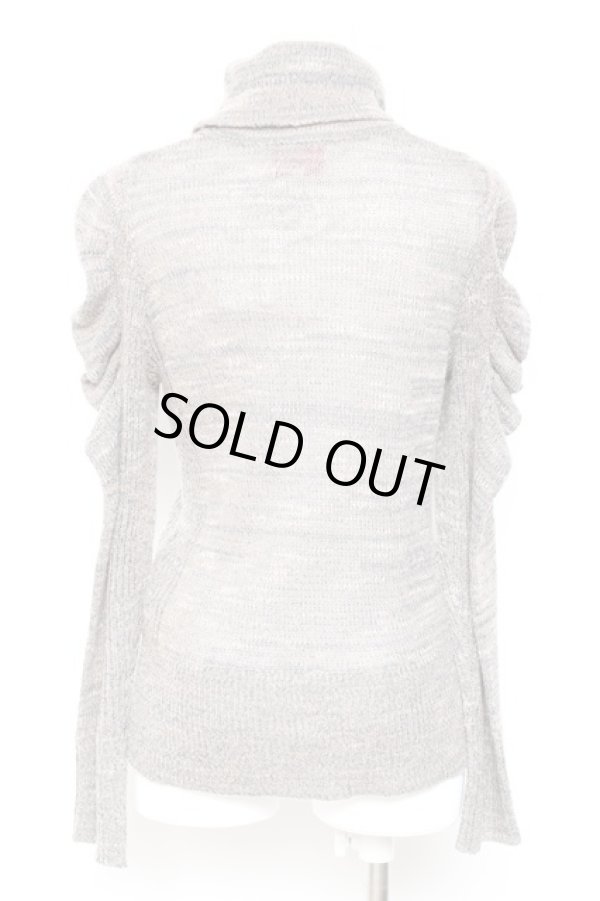 画像3: ヴィヴィアンウエストウッド 中古 / フリルニット 2 グレージュ  Y-26-01-28-047-to-SZ-ZY (3)