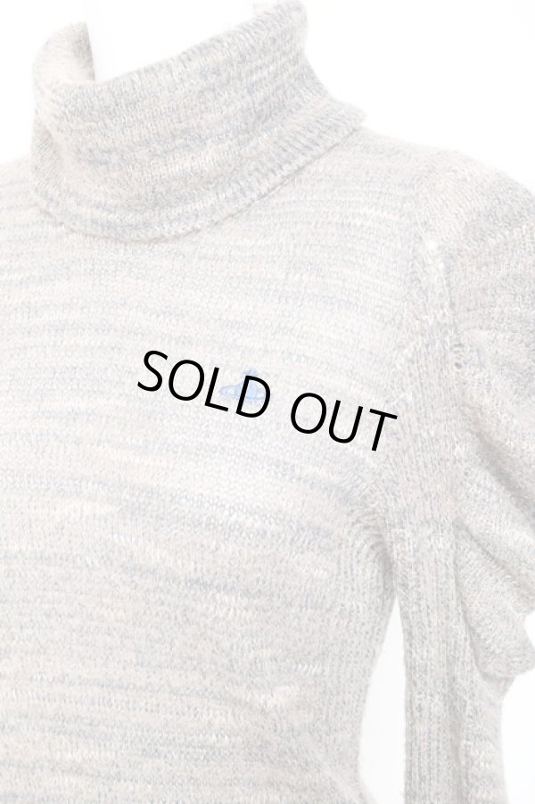 画像4: ヴィヴィアンウエストウッド 中古 / フリルニット 2 グレージュ  Y-26-01-28-047-to-SZ-ZY (4)