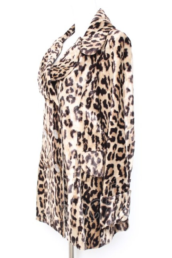 画像2: ヴィヴィアンウエストウッド 中古 / レオパードコート 2 ブラウン  Y-26-01-28-050-co-SZ-ZY (2)