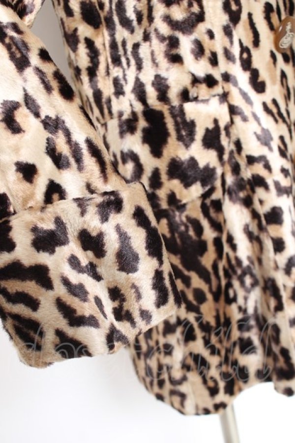 画像7: ヴィヴィアンウエストウッド 中古 / レオパードコート 2 ブラウン  Y-26-01-28-050-co-SZ-ZY (7)