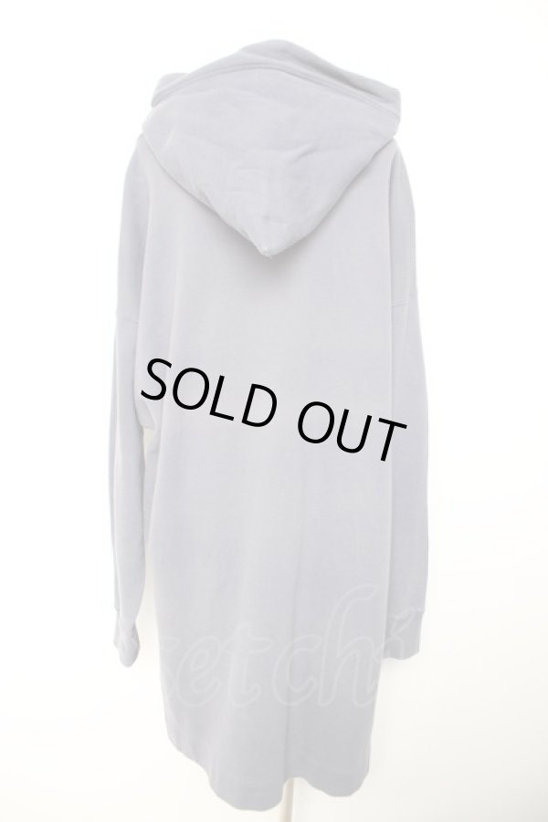 画像2: ANGLOMANIA 中古 / 短剣スウェットワンピース 38 ブルーグレイ  Y-26-01-28-052-op-YM-ZY (2)