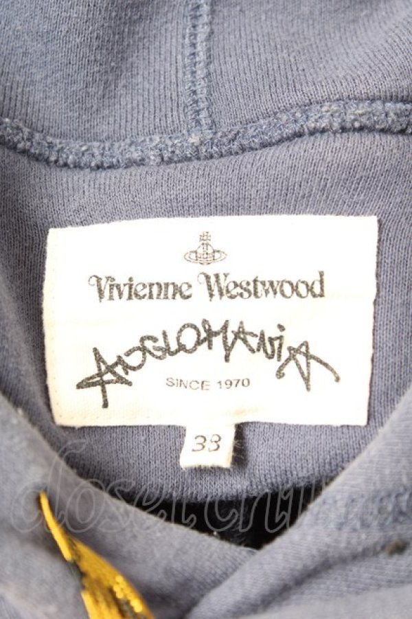 画像5: ANGLOMANIA 中古 / 短剣スウェットワンピース 38 ブルーグレイ  Y-26-01-28-052-op-YM-ZY (5)