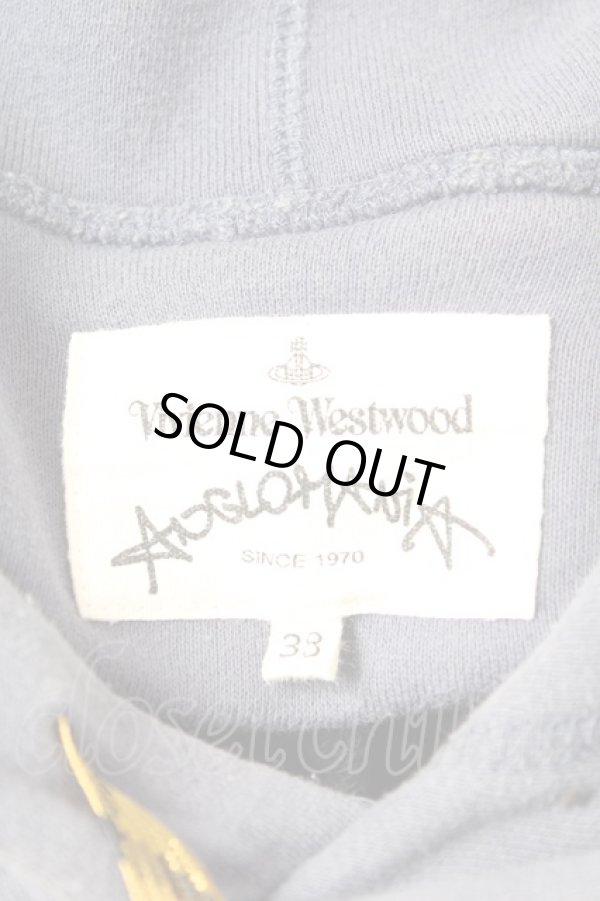 画像5: ANGLOMANIA 中古 / 短剣スウェットワンピース 38 ブルーグレイ  Y-26-01-28-052-op-YM-ZY (5)