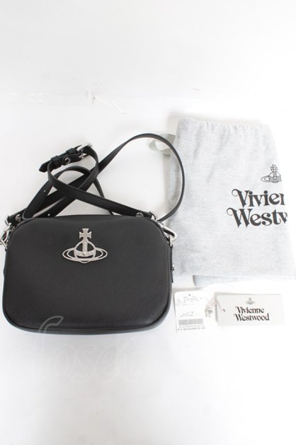 画像6: ヴィヴィアンウエストウッド 中古 / ANNAショルダーバッグ  ブラック  Y-26-01-28-006-ba-SZ-ZY (6)