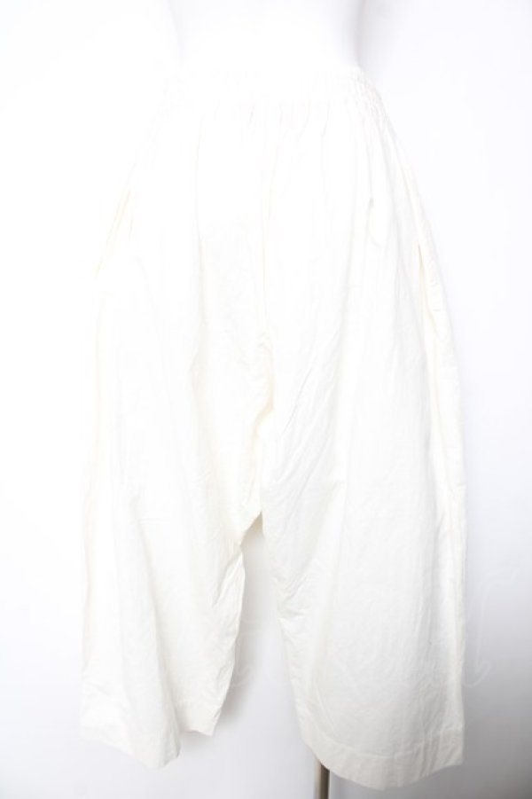 画像2: ヴィヴィアンウエストウッド 中古 / ヘンプ混ワイドダブルボタンパンツ 00 ホワイト  Y-26-01-28-063-pa-YM-ZY (2)