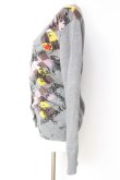 画像2: ヴィヴィアンウエストウッド 中古 / アーガイルカーディガン M グレー  Y-26-01-28-010-to-SZ-ZY (2)