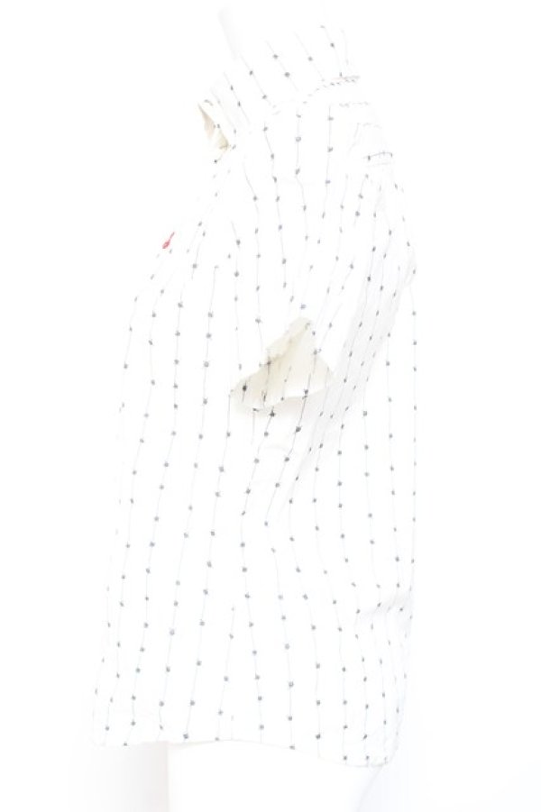 画像2: ヴィヴィアンウエストウッド 中古 / 単色オーブ刺繍ブラウス 3 ホワイト  Y-26-01-28-011-to-SZ-ZY (2)