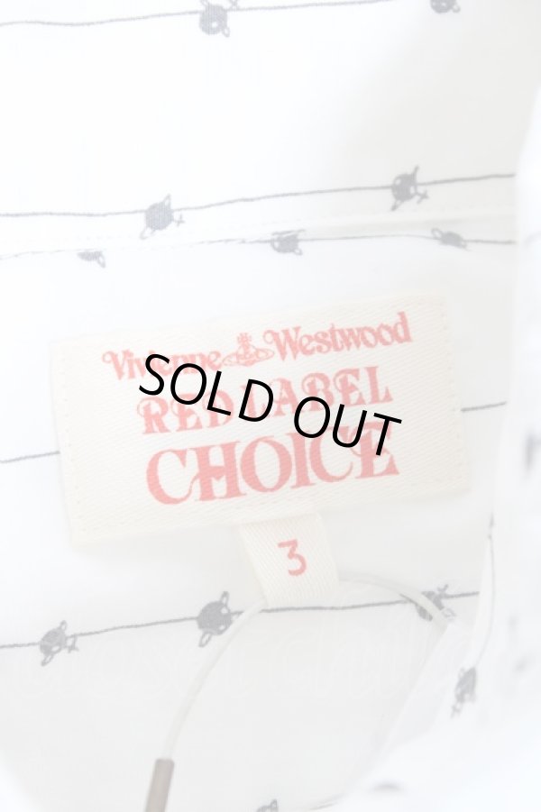 画像5: ヴィヴィアンウエストウッド 中古 / 単色オーブ刺繍ブラウス 3 ホワイト  Y-26-01-28-011-to-SZ-ZH (5)