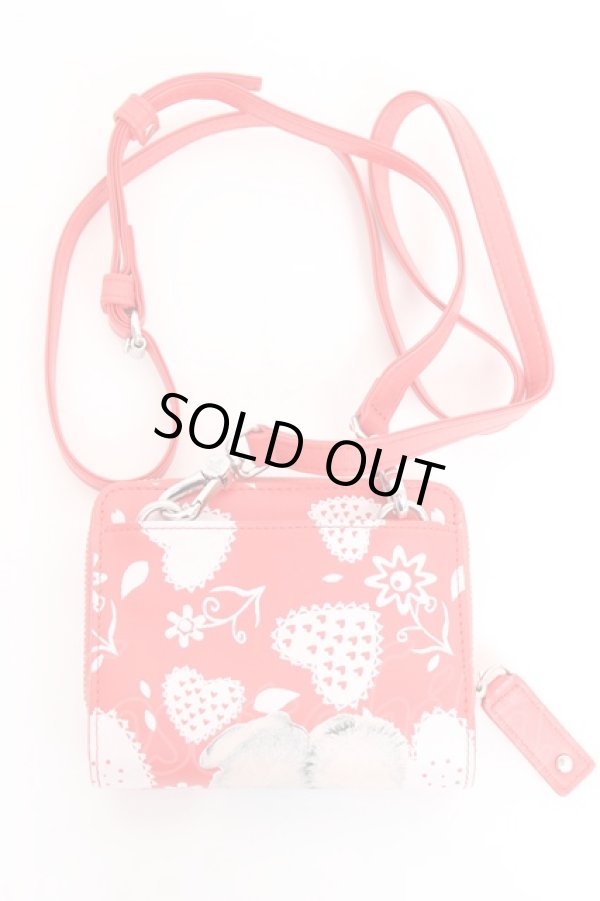 画像3: ヴィヴィアンウエストウッド 中古 / PAINTING BUNNY ショルダーウォレット  レッド  Y-26-01-28-002-gd-SZ-ZY (3)