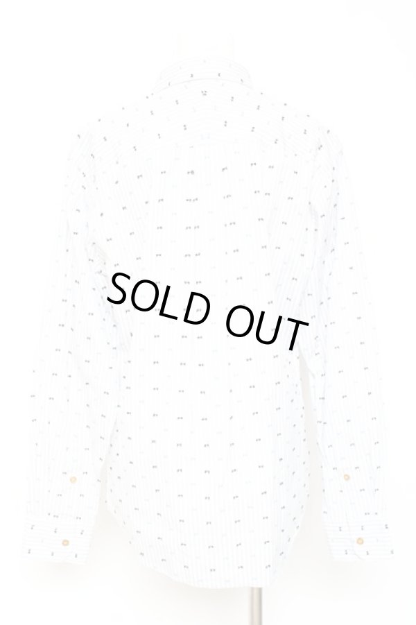 画像3: ヴィヴィアンウエストウッド MAN 中古 / CLASSIC STRIPE SHIRTS 50 グレー×ホワイト  Y-26-01-28-015-bl-SZ-ZH (3)