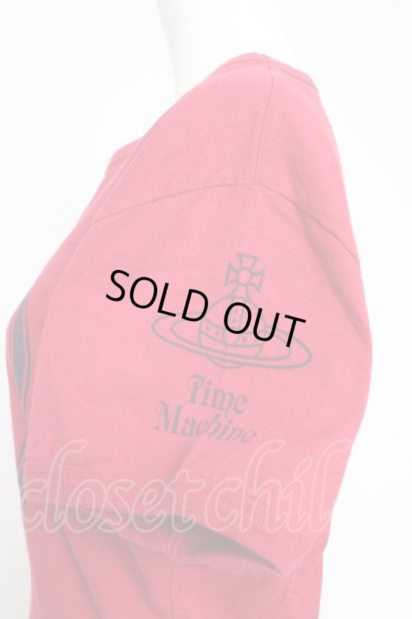 画像3: ヴィヴィアンウエストウッド MAN 中古 / クロックプリントTシャツ S レッド  Y-26-02-11-023-ts-SZ-ZS (3)