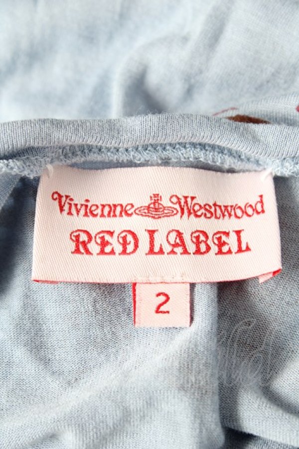 画像3: ヴィヴィアンウエストウッド 中古 / ネックレスプリントTシャツワンピ-ス 2 サックス  Y-26-02-11-031-op-AS-ZY (3)