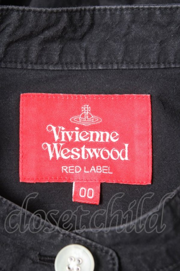 画像5: ヴィヴィアンウエストウッド 中古 / タイプライターハートフリルブラウス  ブラック  Y-26-02-11-003-bl-IG-ZY (5)