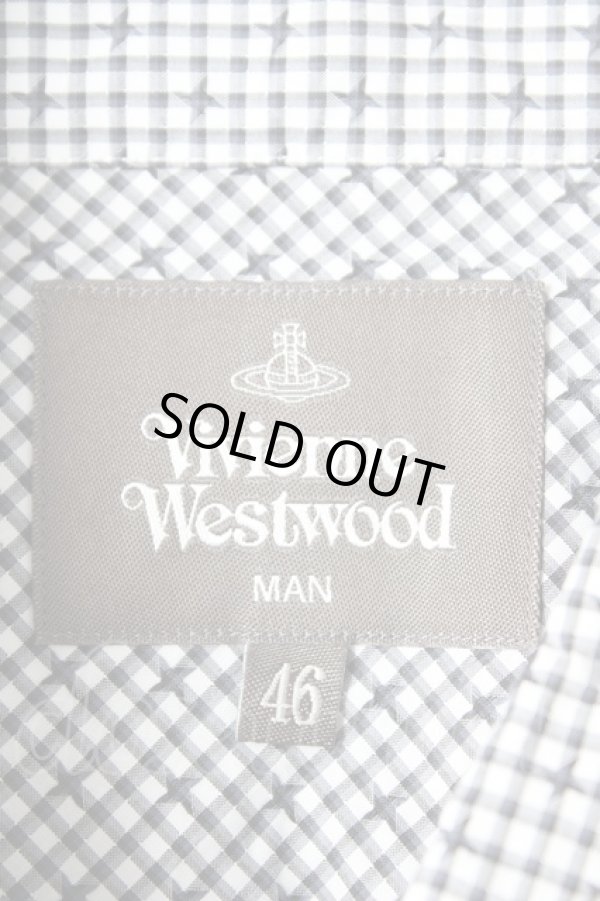 画像4: ヴィヴィアンウエストウッド MAN 中古 / NEW BIG CLASSIC SHORT SLEEVE SHIRTS 46   Y-26-02-11-004-bl-SZ-ZS (4)