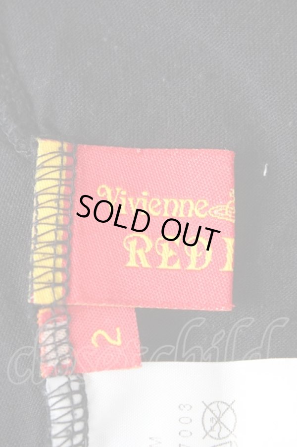 画像4: ヴィヴィアンウエストウッド 中古 /  ローズプリント変形Ｔシャツ 2 黒  Y-26-02-11-005-to-SZ-ZS (4)