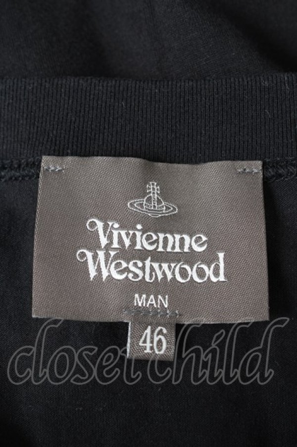 画像3: ヴィヴィアンウエストウッド MAN 中古 / MAN LONDON リラックスTシャツ 46 黒  Y-26-02-11-006-ts-SZ-ZS (3)